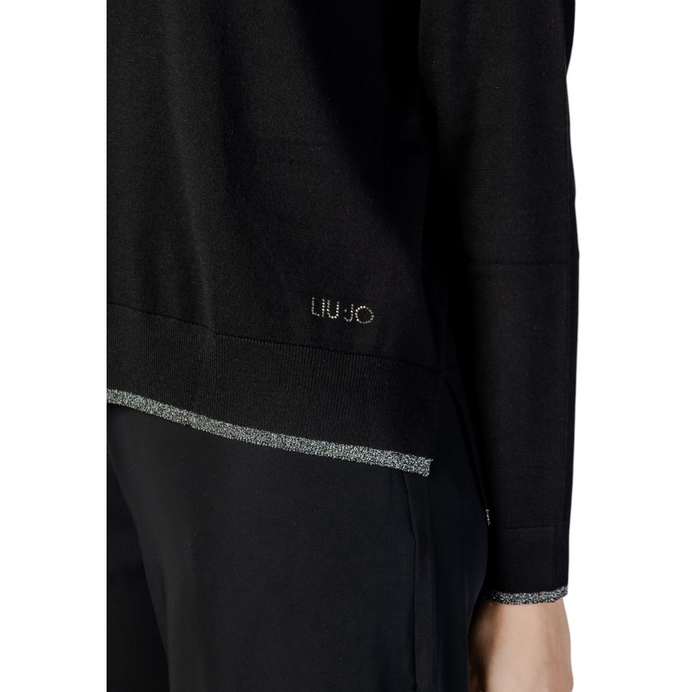 Liu Jo Black Viscose Tops & T-Shirt