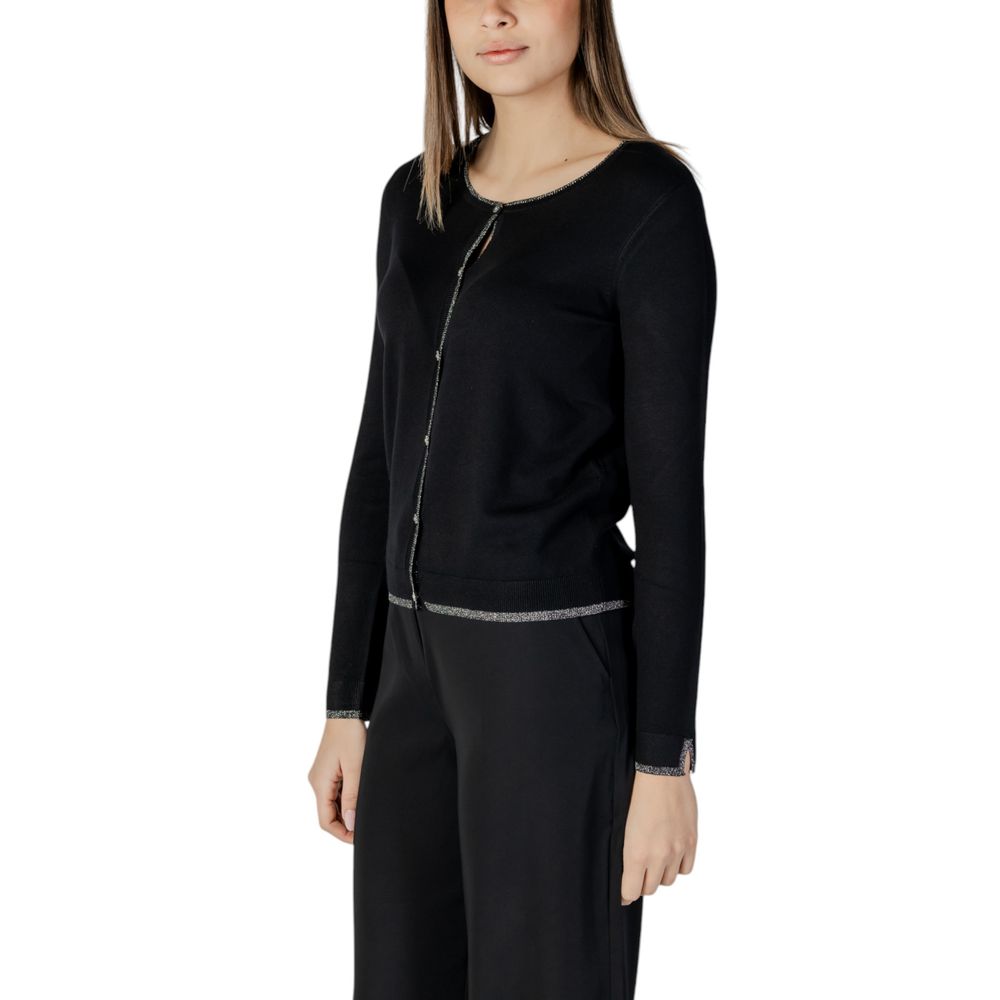 Liu Jo Black Viscose Cardigan