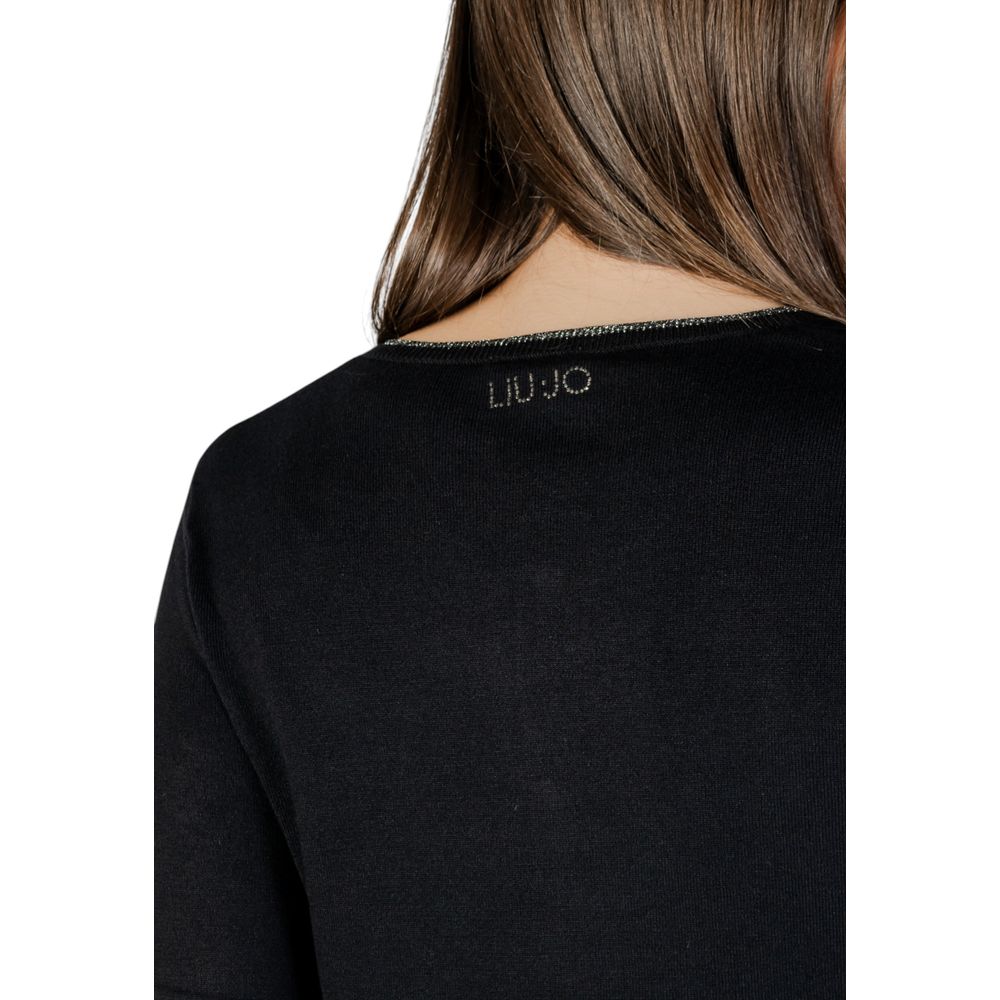 Liu Jo Black Viscose Cardigan