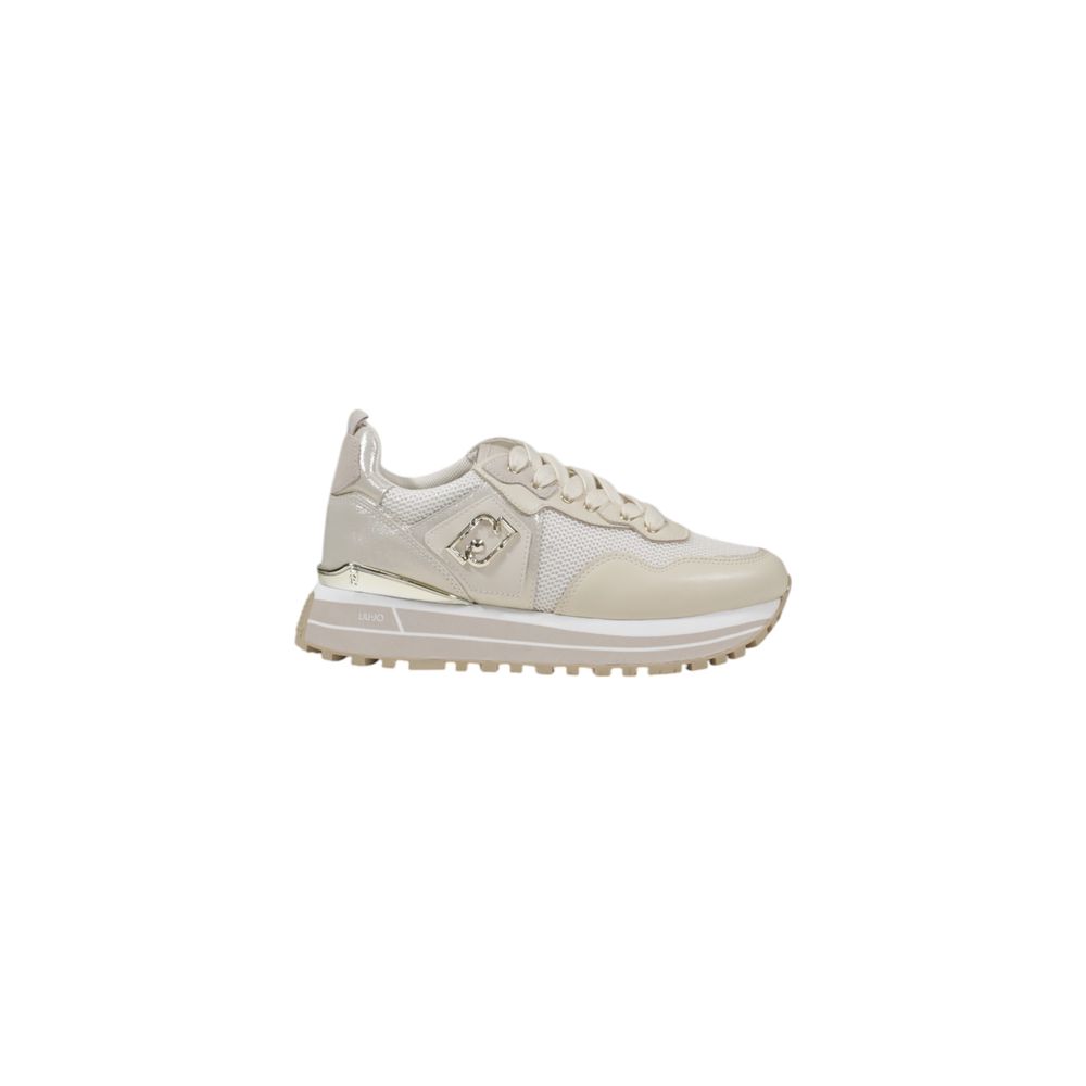 Liu Jo Cream Leather Sneaker