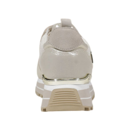 Liu Jo Cream Leather Sneaker