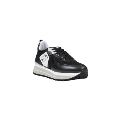 Liu Jo Black Leather Sneaker