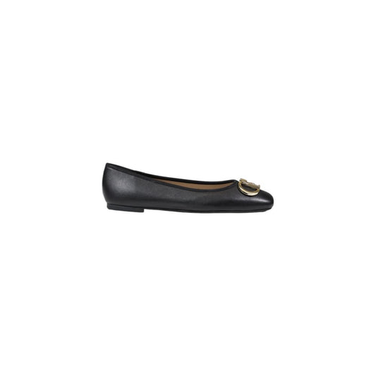 Liu Jo Black Leather Flat Shoe