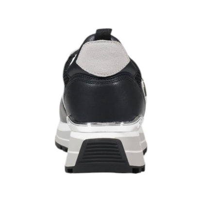 Liu Jo Black Leather Sneaker