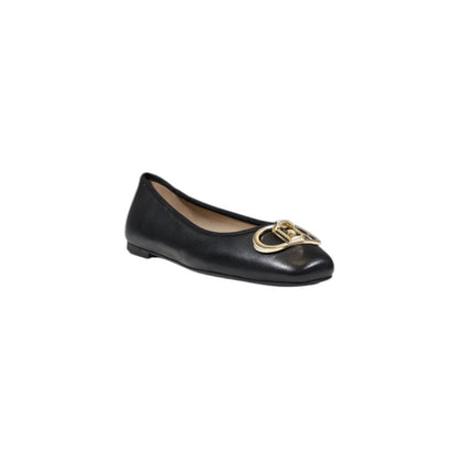 Liu Jo Black Leather Flat Shoe