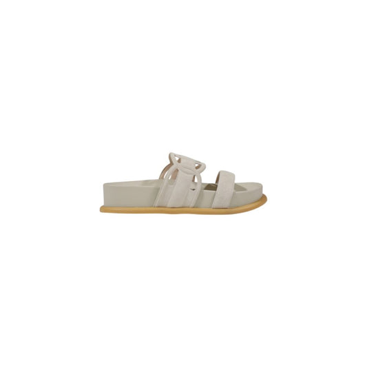 Liu Jo Gray Leather Sandal