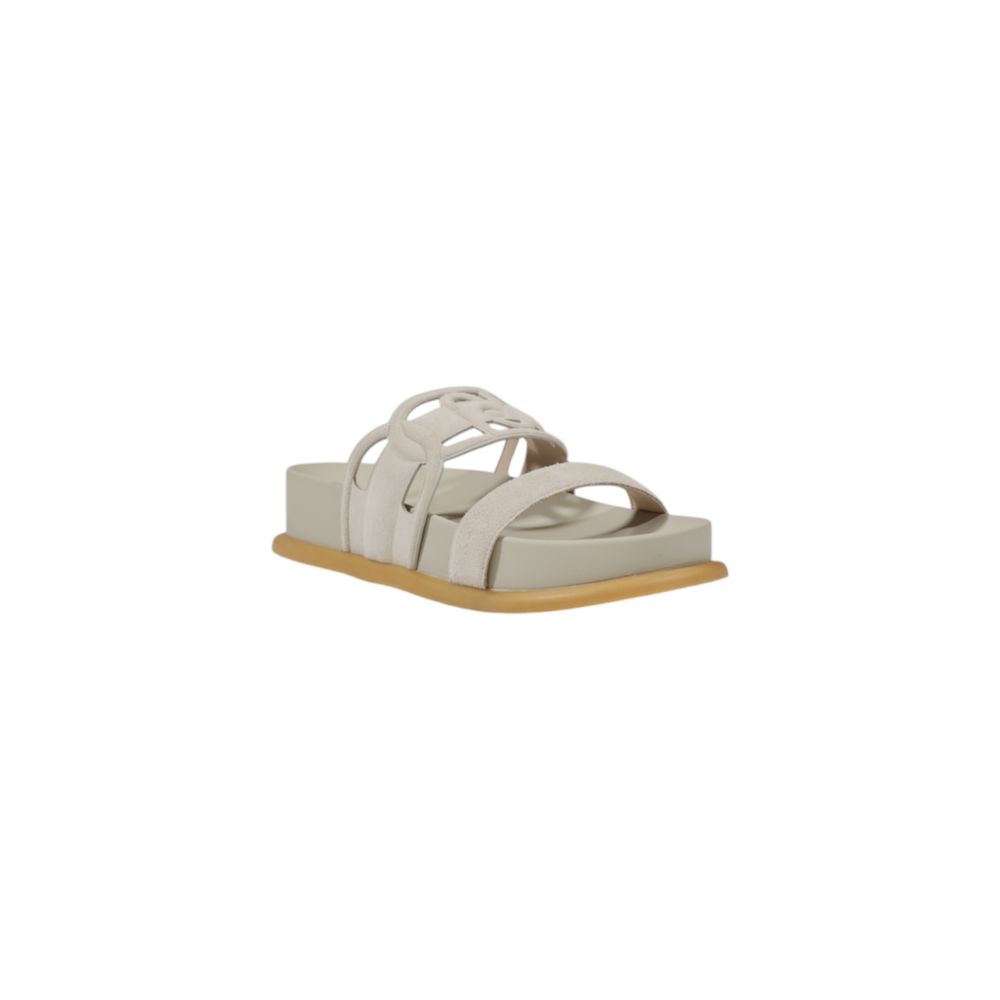 Liu Jo Gray Leather Sandal