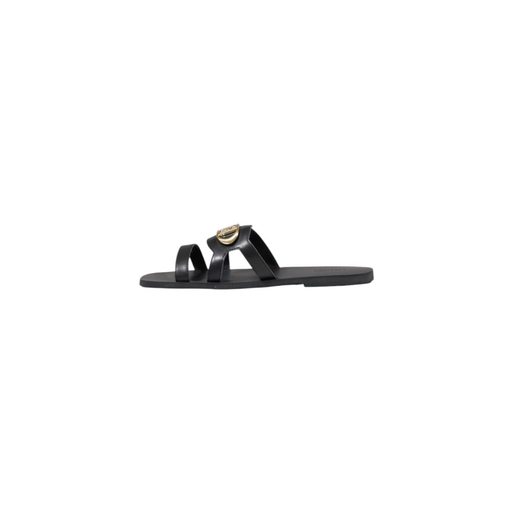 Liu Jo Black Leather Sandal