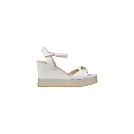 Liu Jo Cream Leather Sandal