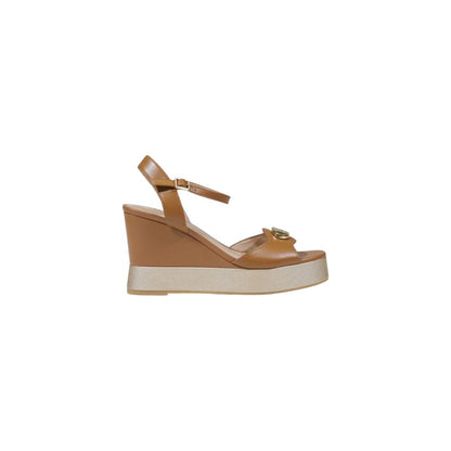 Liu Jo Beige Leather Sandal