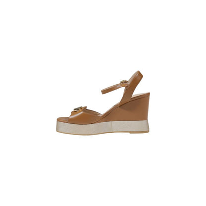 Liu Jo Beige Leather Sandal