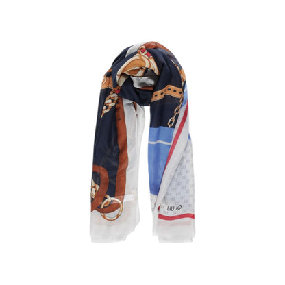 Liu Jo Blue Polyester Scarf