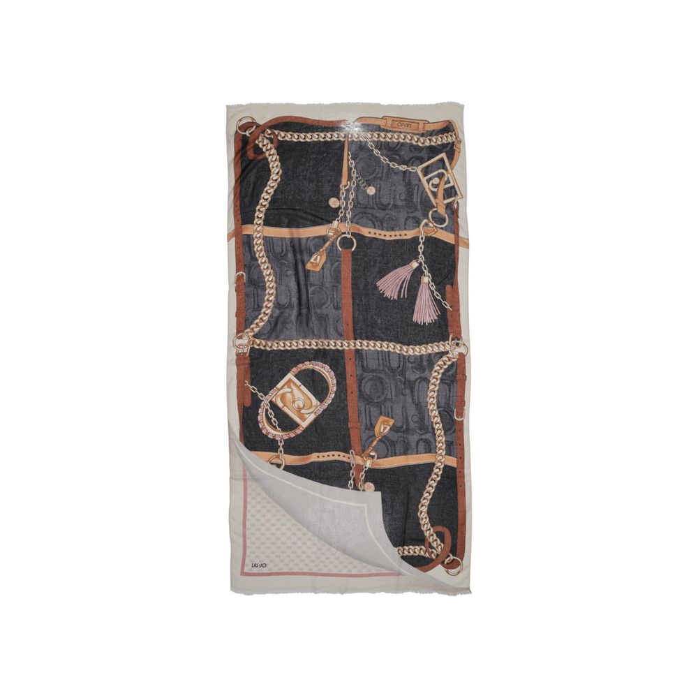 Liu Jo Black Polyester Scarf