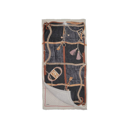 Liu Jo Black Polyester Scarf