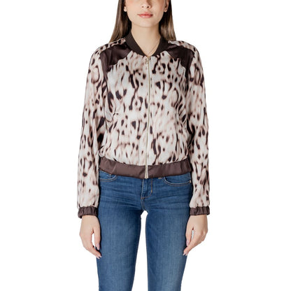 Liu Jo Beige Polyester Jackets & Coat