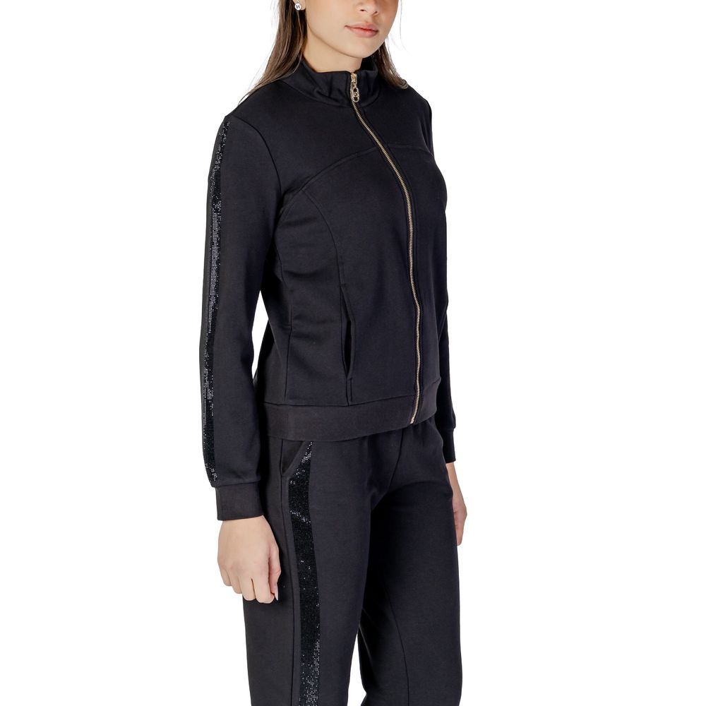 Liu Jo Black Cotton Sweater