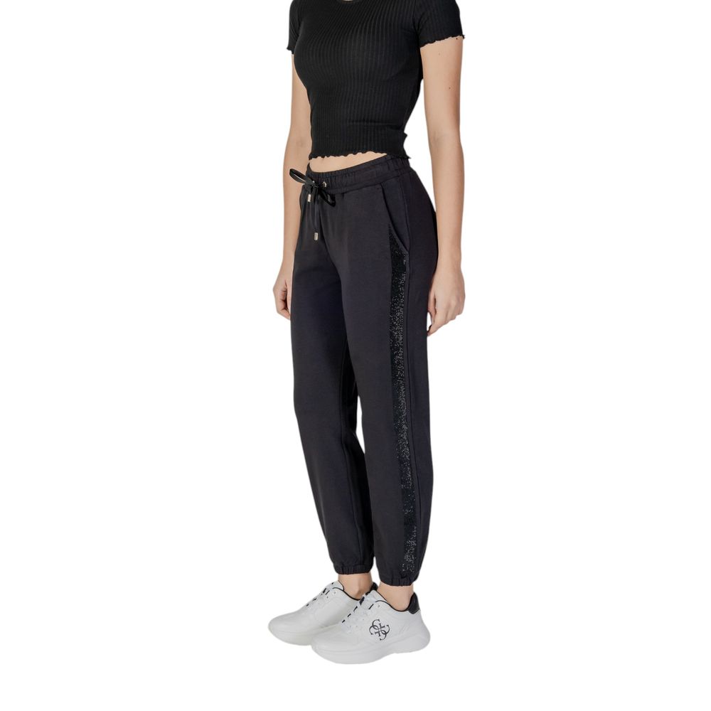 Liu Jo Black Cotton Jeans & Pant