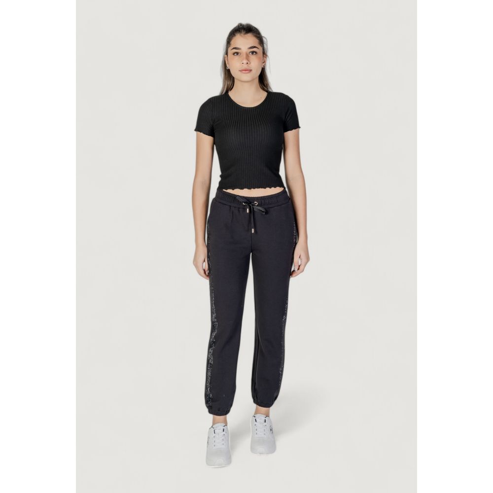 Liu Jo Black Cotton Jeans & Pant