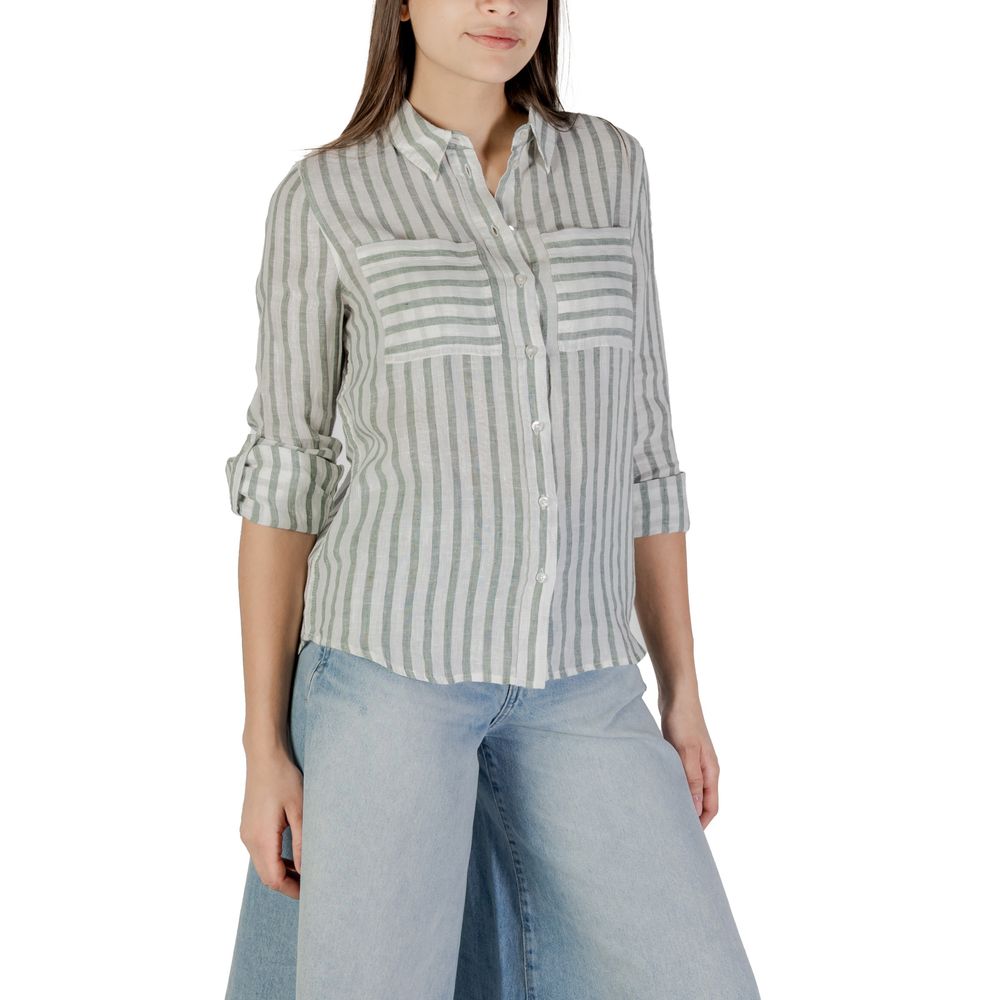 Street One Green Linen Shirt