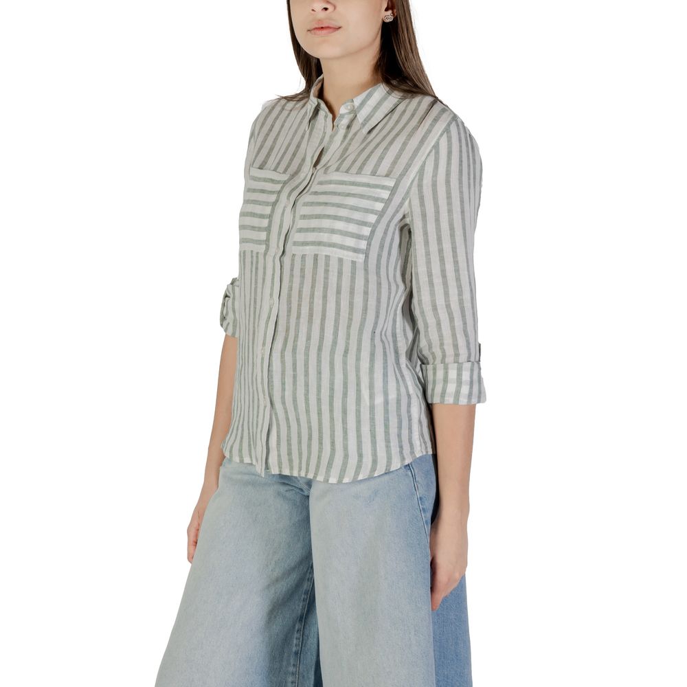 Street One Green Linen Shirt