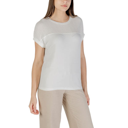 Street One White Viscose Tops & T-Shirt