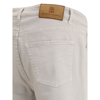 Brunello Cucinelli Jeans with turn-up hem