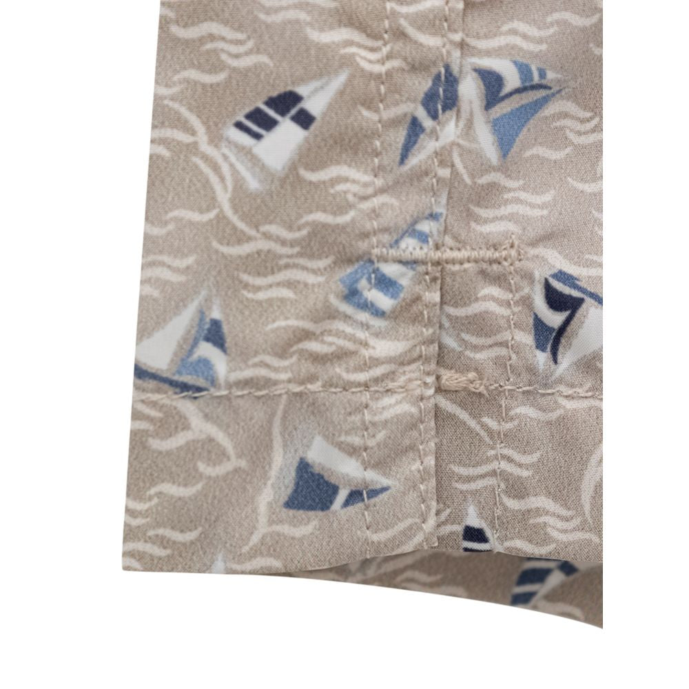 Canali Beige Polyester Swimwear