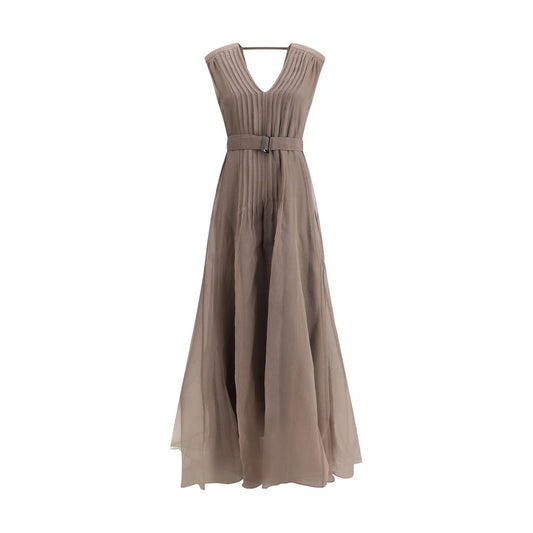 Brunello Cucinelli Silk Long Dress