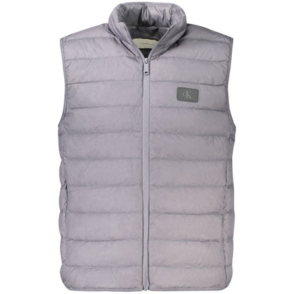 Calvin Klein Gray Polyamide Men Jacket