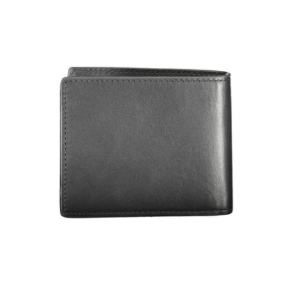 Tommy Hilfiger Black Leather Men Wallet