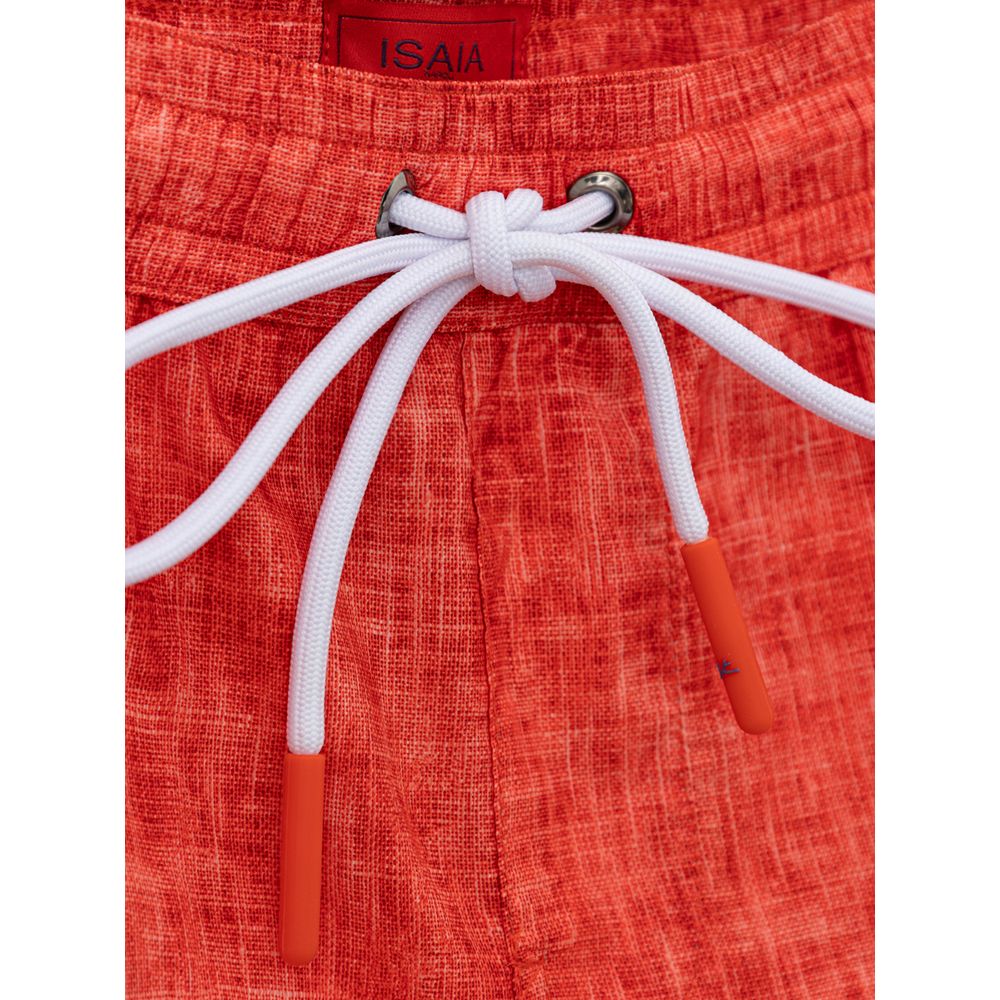 Isaia Red Polyester Swimwear