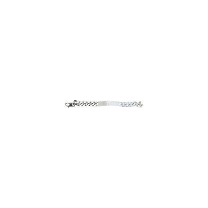 MM6 Minimal Logo Id Tag Bracelet