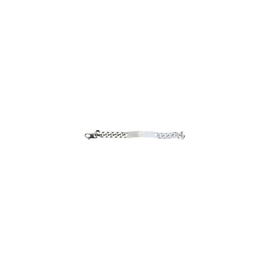 MM6 Minimal Logo Id Tag Bracelet