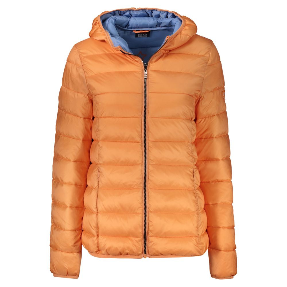 Norway 1963 Orange Polyamide Women Jacket