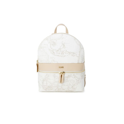 Alviero Martini Prima Classe White Leather Backpack