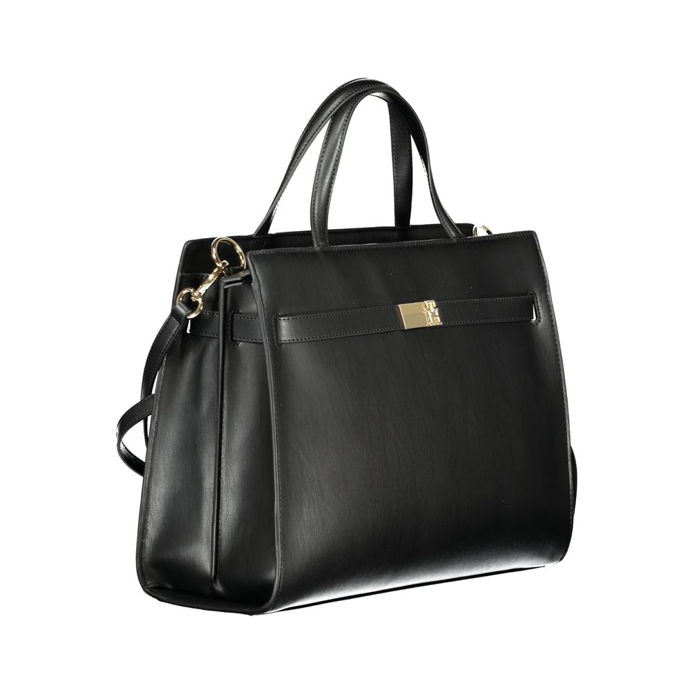 Tommy Hilfiger Black Polyethylene Women Handbag
