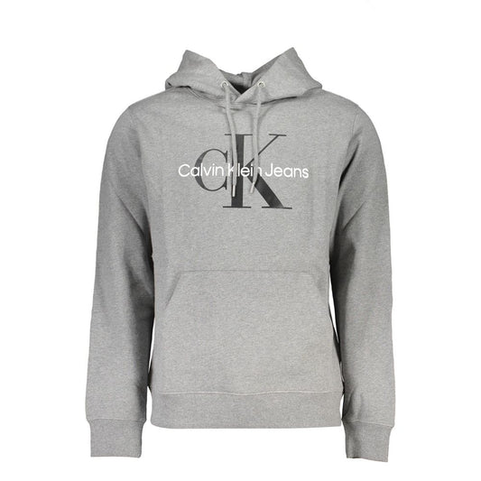 Calvin Klein Gray Cotton Men Sweater