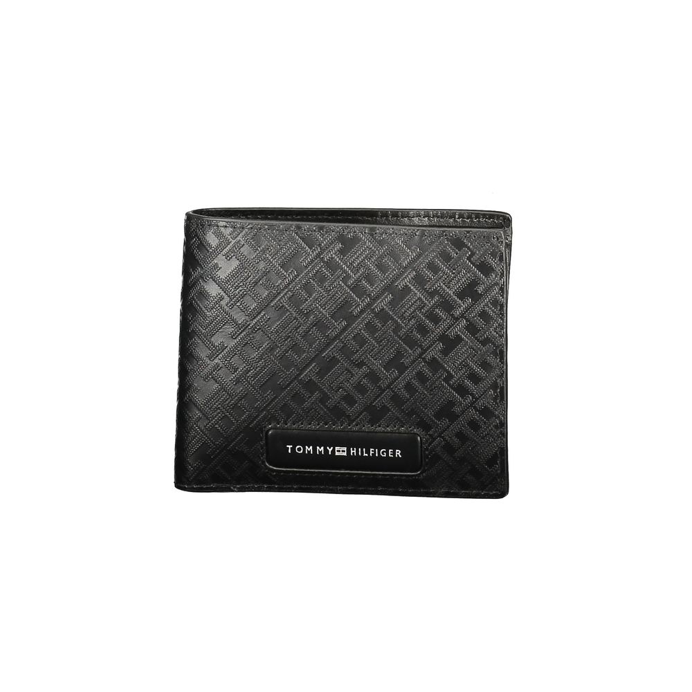 Tommy Hilfiger Black Leather Men Wallet