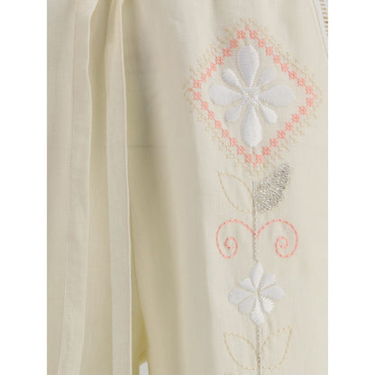 Forte_Forte Embroidered linen Pants