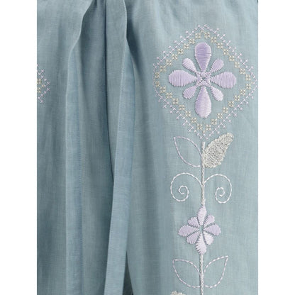 Forte_Forte Embroidered linen Pants