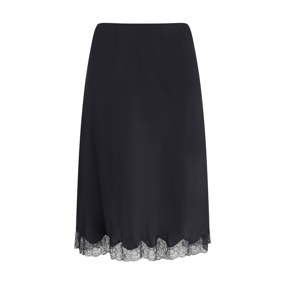 The Row Irene midi silk Skirt