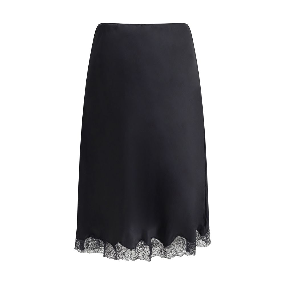 The Row Irene midi silk Skirt