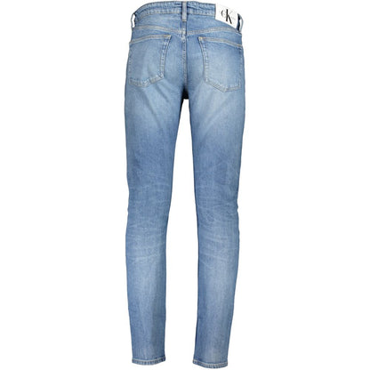 Calvin Klein Light Blue Cotton Men Jeans