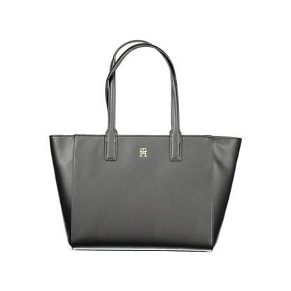 Tommy Hilfiger Black Recycled Polyester Women Handbag