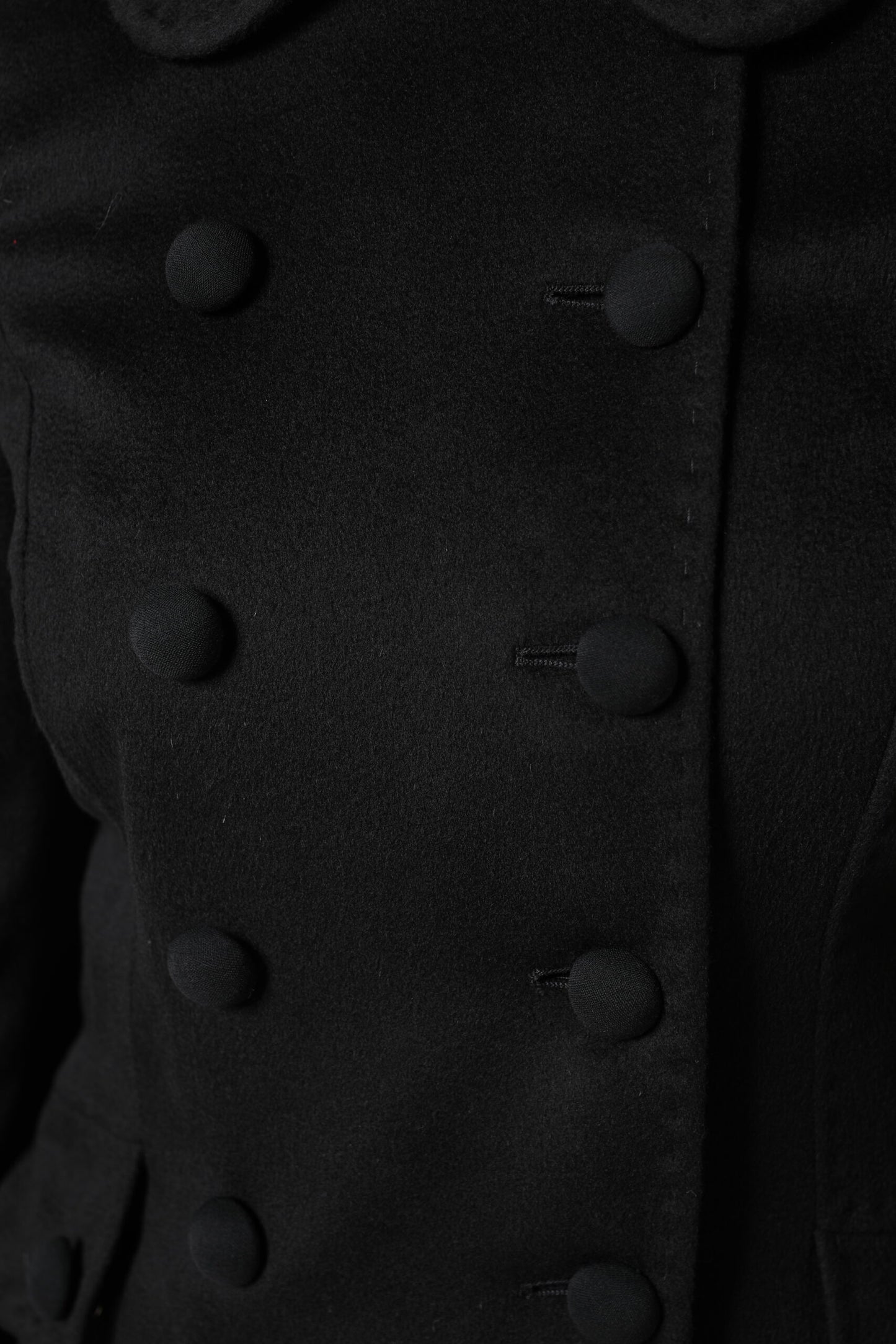 Dolce & Gabbana Black Wool Sartoria Italiano Blazer Jacket