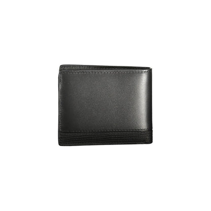 Tommy Hilfiger Black Leather Men Wallet