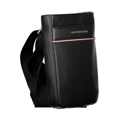 Tommy Hilfiger Black Polyethylene Men Shoulder Bag
