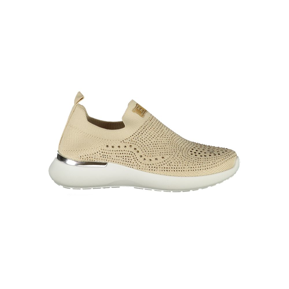 Laura Biagiotti Beige Polyester Women Sneaker