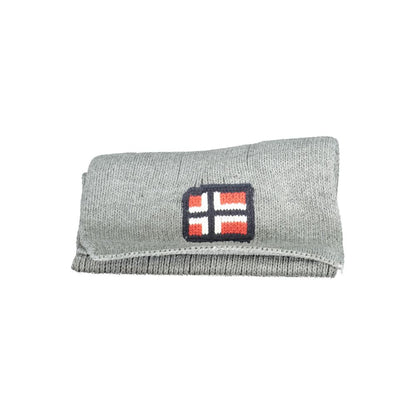 Norway 1963 Gray Acrylic Men Scarf