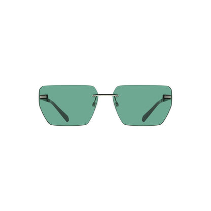Calvin Klein Green Metal Men Sunglass
